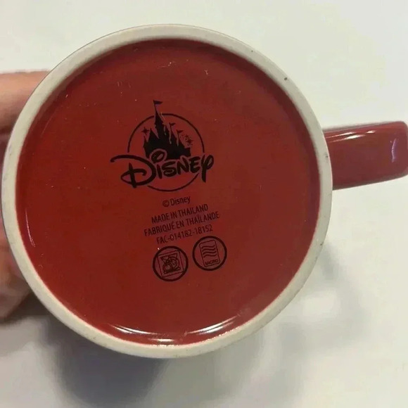 Disney‎ Mickey Mouse Minnie Mouse Pluto Chip and Dale Christmas tree red mug - Picture 7 of 7